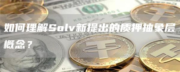 如何理解Solv新提出的質(zhì)押抽象層概念？